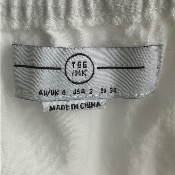 Tee Ink 2 white ruffled off shoulder - Picture 4 of 6